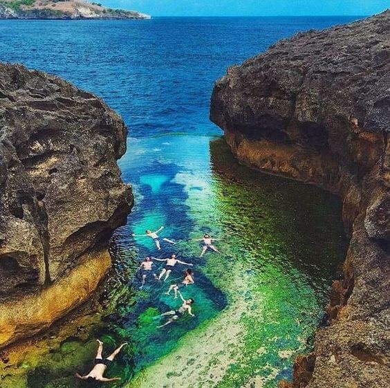 Natural swimming pool - Nusa Penida Bali